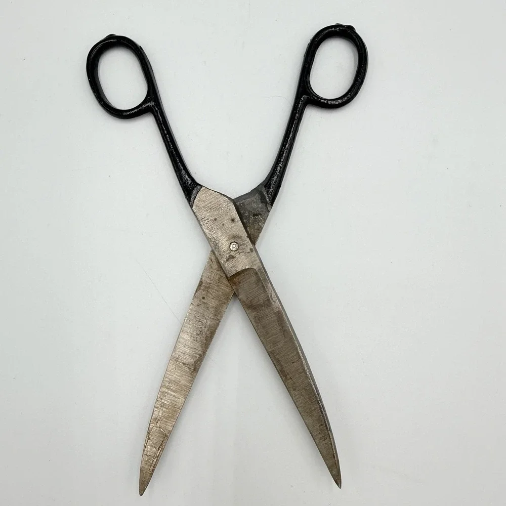 Vintage All Metal Tailor Shears Scissors 8